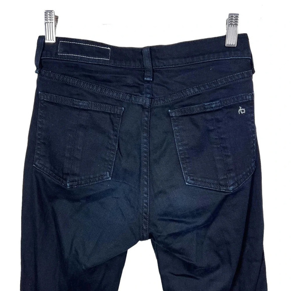 Rag and Bone Jeans Black Stovepipe Byan Dark‎ Wash Size 25 - Picture 8 of 13